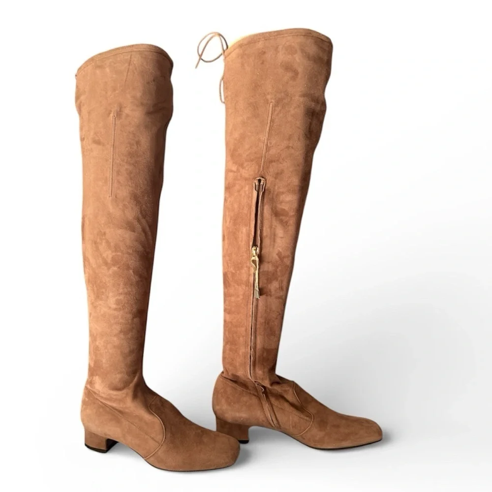 L’autre Chose Genuine Suede Boots- made in Italy-NWT - Picture 5 of 8